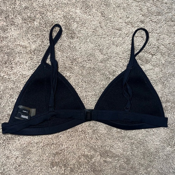 TRIANGL Bikini Top Women's Medium Mesh Ollie Neoprene Black Size Small - Picture 6 of 11